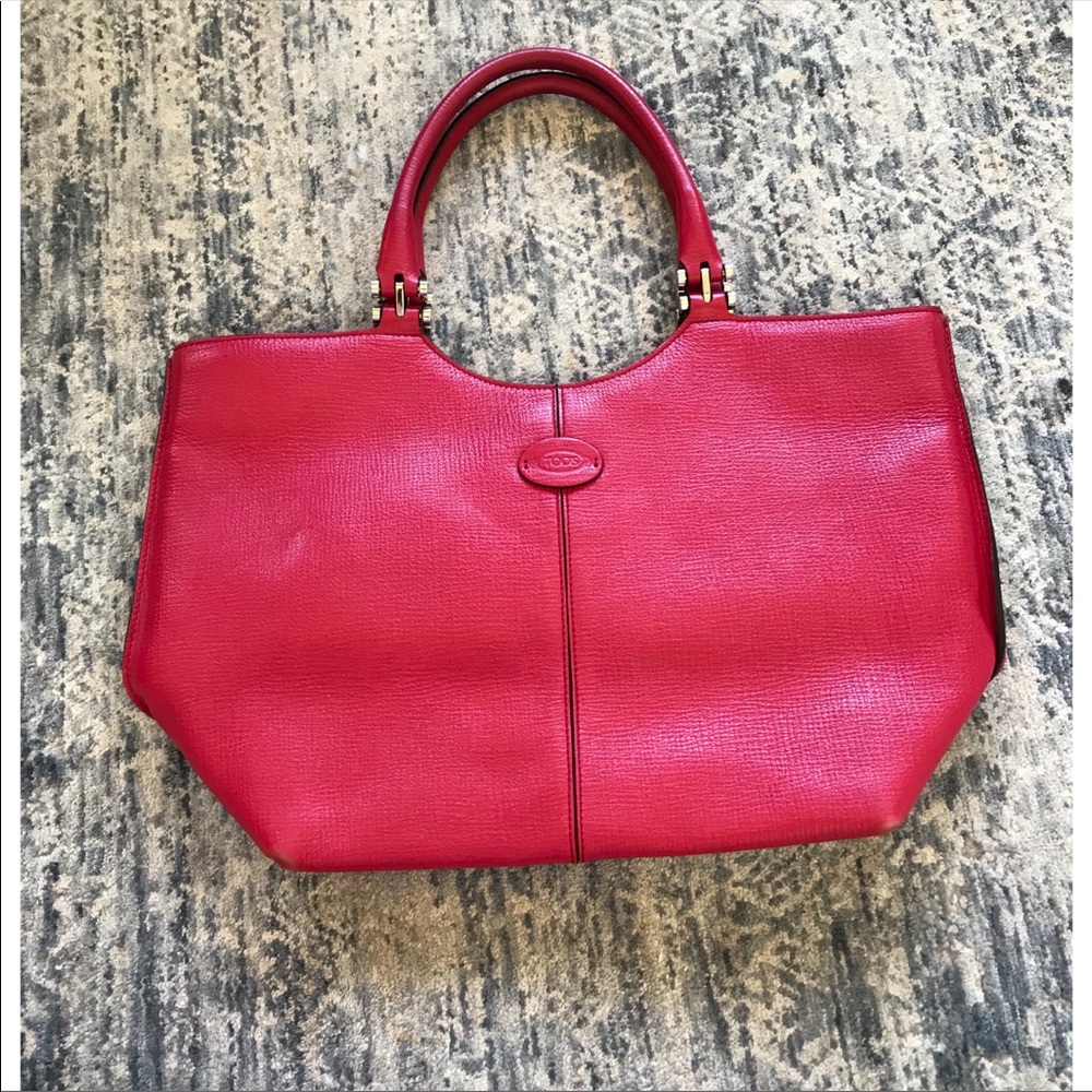 Tod’s - Red Leather Tote